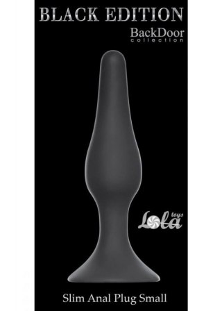 Plug-Slim Anal Plug Small Black Boss of toys