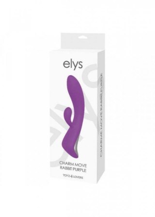 Wibrator-VIBRATORE RABBIT ELYS - CHARM MOVE RABBIT PURPLE Boss of toys