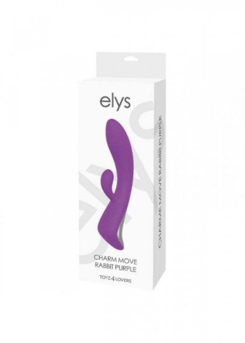 Wibrator-VIBRATORE RABBIT ELYS - CHARM MOVE RABBIT PURPLE Boss of toys