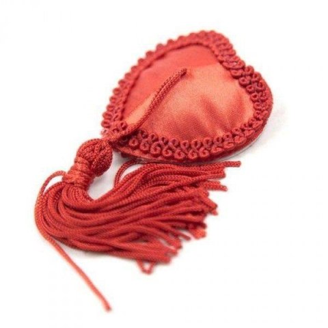 Bielizna-Heart Nipples Tassels RED Boss of toys