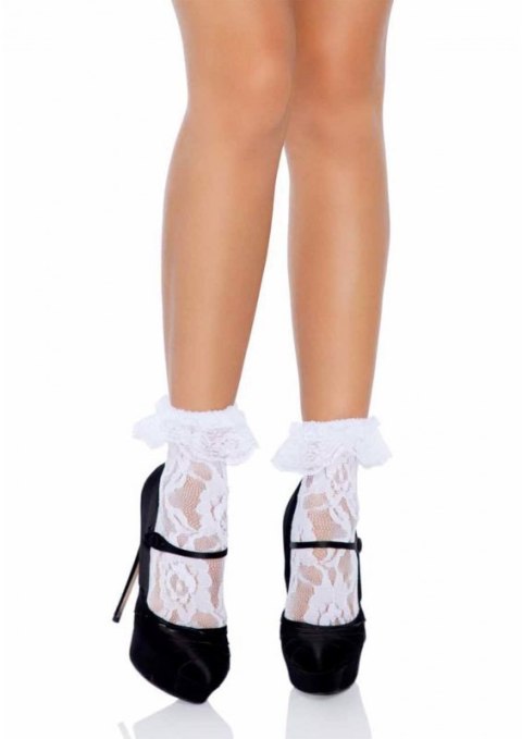 Lace Anklet With Ruffle White Boss of toys
