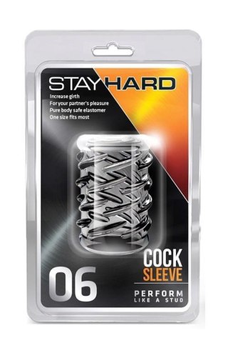 STAY HARD COCK SLEEVE 06 CLEAR Boss of toys
