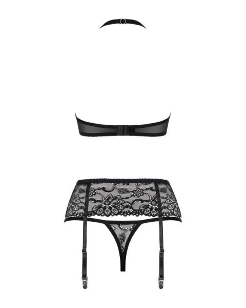 Bielizna-838-SEG-1 komplet 3-częściowy czarny S/M Boss of toys