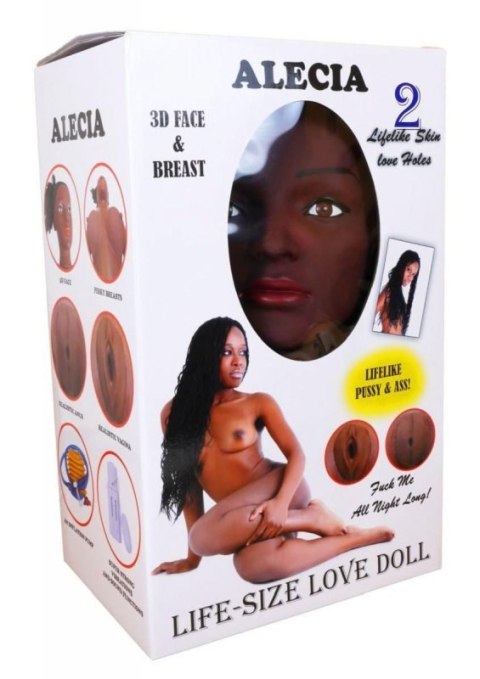 Lalka- ALECIA 3D - Vibrating Boss of toys