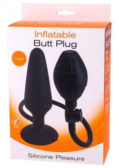 Inflatable Butt Plug L Black Boss of toys