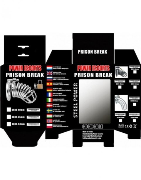 Prison BReak black small 40 mm with lock Boss of toys