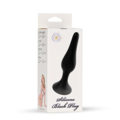 Plug-Silicone Plug Black - Large Boss of toys