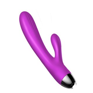 Wibrator-Silicone Vibrator and Pulsator Purple USB 7+7 Function / Heating Boss of toys