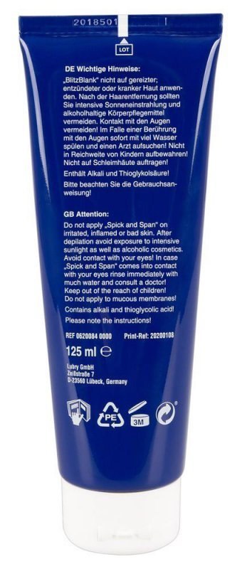 BlitzBlank shaving cream 125ml Boss of toys