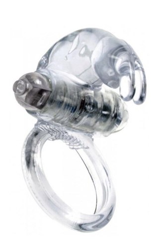 Pierścień-Rabbit Vibro CockRing Clear Boss of toys