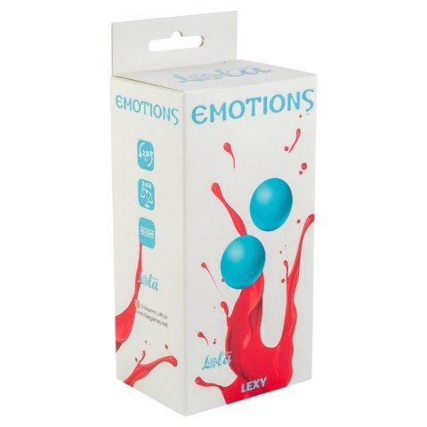 Vaginal balls without a loop Emotions Lexy Medium turquoise Boss of toys