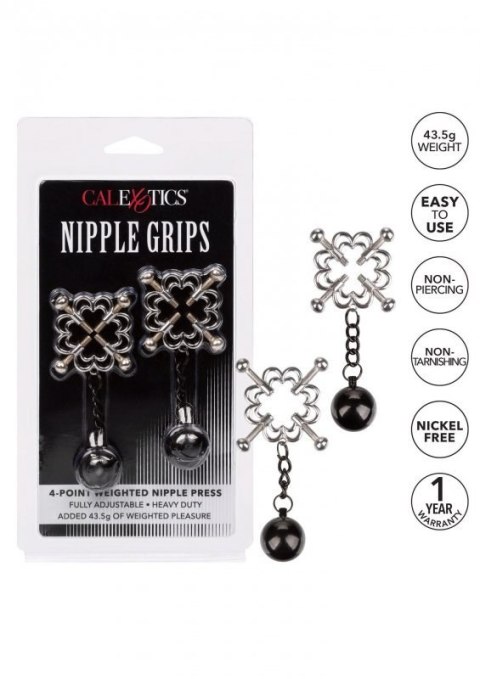 4-Point Weighted Nipple Press Metal Boss of toys