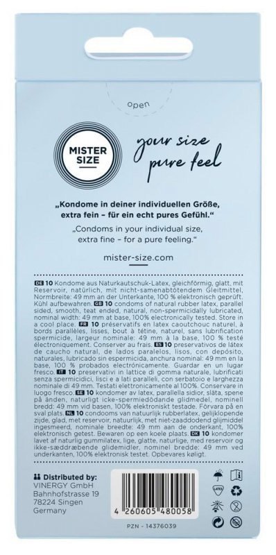 Mister Size 49mm pack of 10 Boss of toys