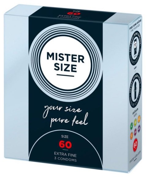 Mister Size 60mm pack of 3 Boss of toys