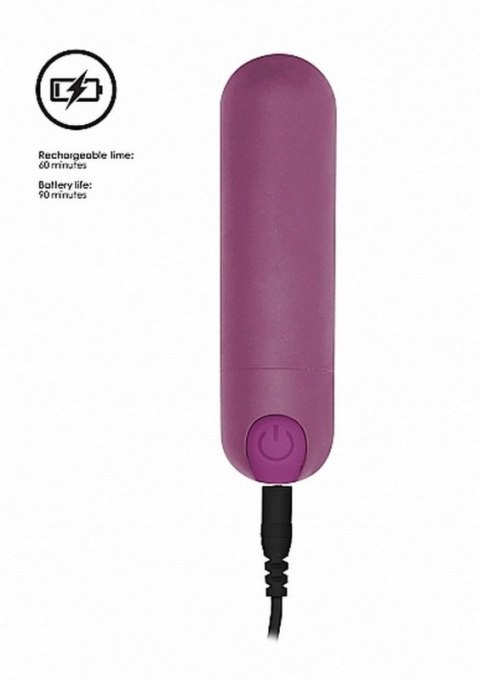 10 Speed Rechargeable Bullet - Purple Boss of toys