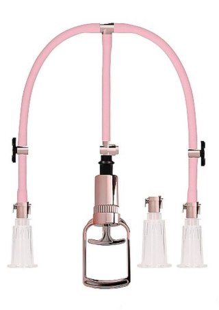 Clitoral & Nipple Pump Set Medium - Rose Gold Boss of toys