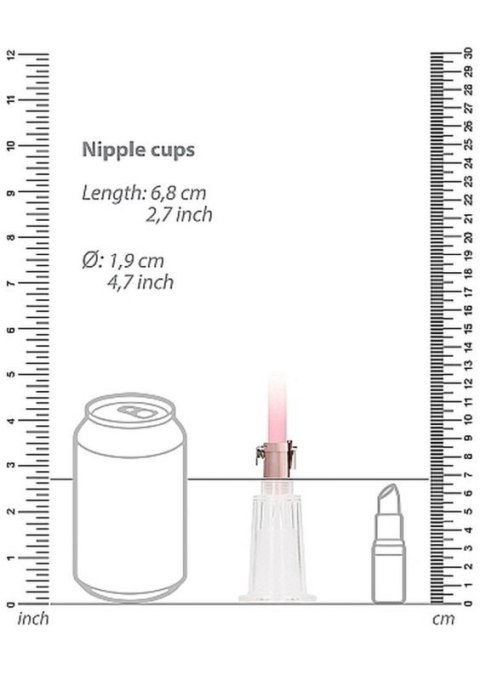Clitoral & Nipple Pump Set Medium - Rose Gold Boss of toys