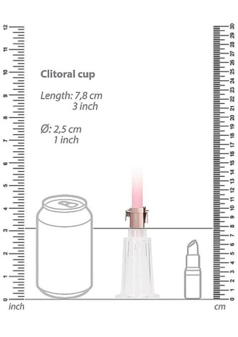 Clitoral & Nipple Pump Set Medium - Rose Gold Boss of toys