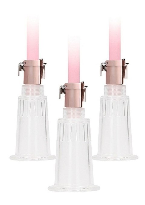 Clitoral & Nipple Pump Set Medium - Rose Gold Boss of toys