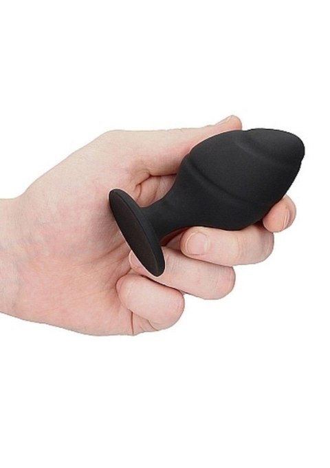 Swirled Butt Plug Set - Black Boss of toys
