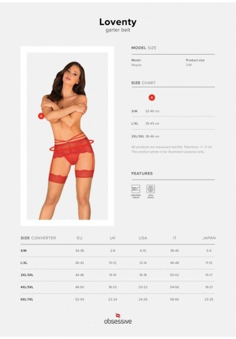 Bielizna-Loventy pas do pończoch 2XL/3XL Boss of toys