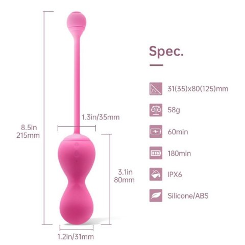 Magic Motion - Smart Kegel Master Balls Pink Boss of toys