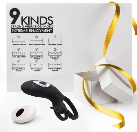 AdjustableDouble cockring with remote Boss of toys