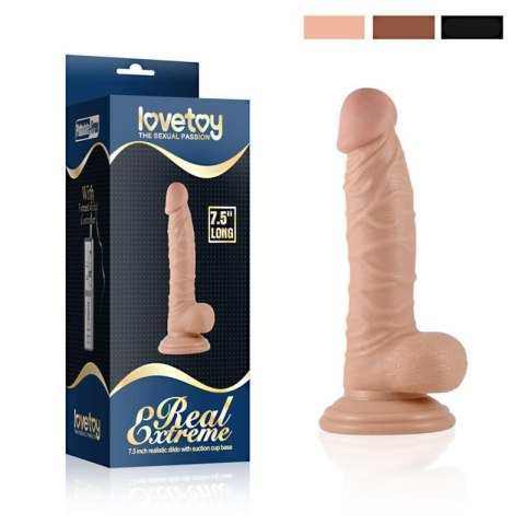 7.5"" Real Extreme Vibrating Dildo Flesh Boss of toys