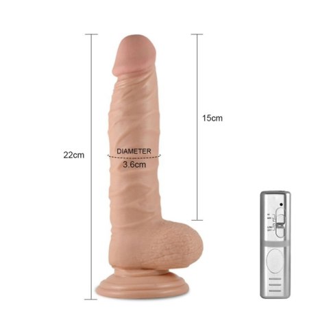 8.5"" Real Extreme Vibrating Dildo Flesh Boss of toys