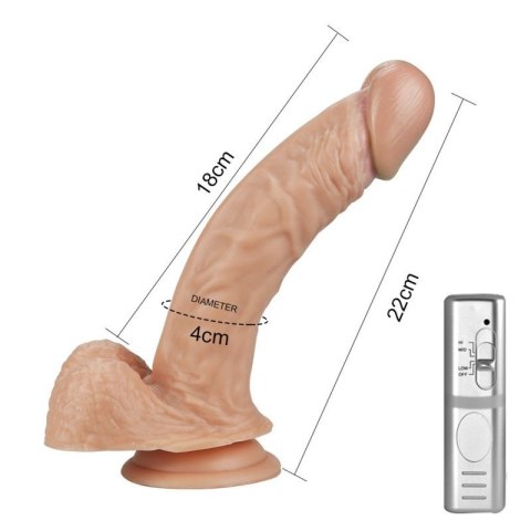 8.5"" Real Extreme Vibrating Dildo Flesh Boss of toys