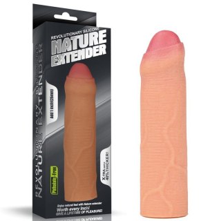 Add 1"" Revolutionary Silicone Nature Extender Uncircumcised Boss of toys