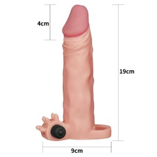 Add 2"" Pleasure X Tender Vibrating Penis Sleeve Flesh Boss of toys