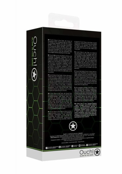 Body Harness - Glow in the Dark - Neon Green/Black - S/M Boss of toys