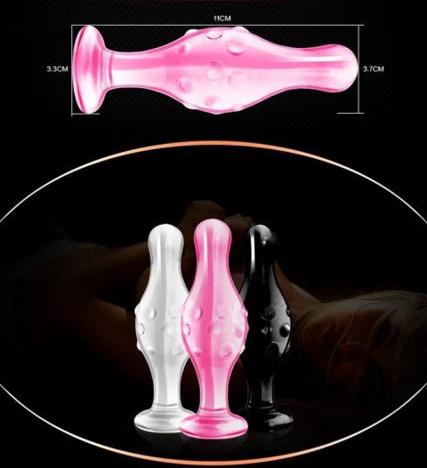 4.5"" Glass Romance Black Boss of toys
