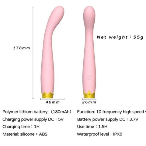 G SPOT VIBRATOR Pink Boss of toys