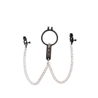 Humiliate Mouth Spreader with Nipple Clamps Boss of toys