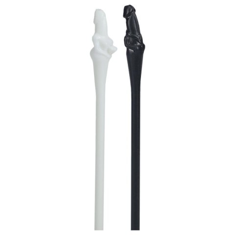 Couples Straws - Black and White Boss of toys