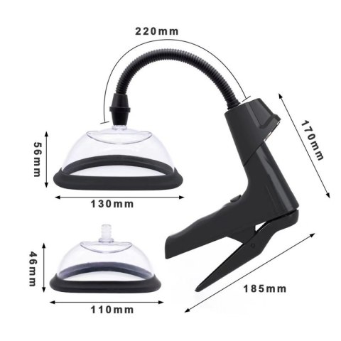 Pompka-Manual Pussy Pump with digital display Boss of toys