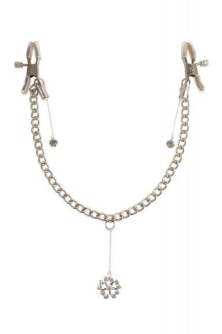 FETISH FANTASY SERIES CRYSTAL NIPPLE CLAMPS SILVER Boss of toys