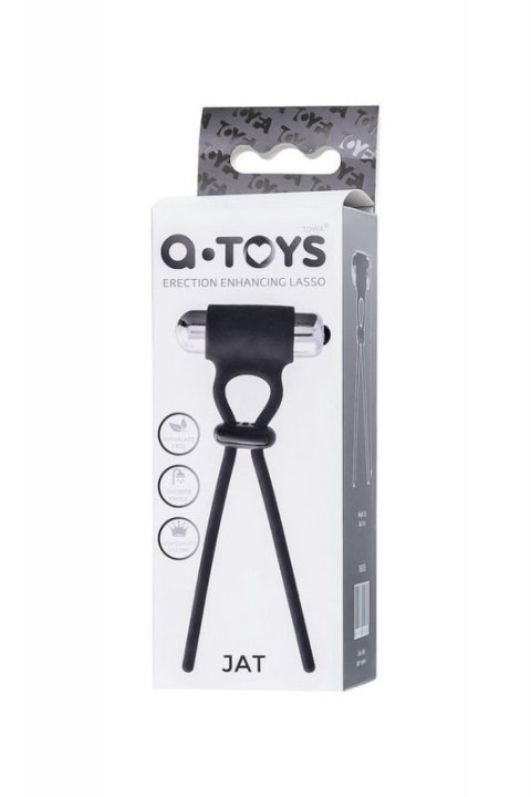 A-Toys Erection enhancing lasso Jat , black, silicone, 14cm Boss of toys