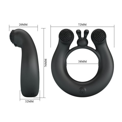 VIBRANT PENIS RING DAHLIA, 12 vibration functions memory function Boss of toys