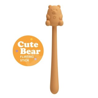 CUTE BEAR, Flirting Stick, 7 vibration functions, Magnetic USB charging Boss of toys