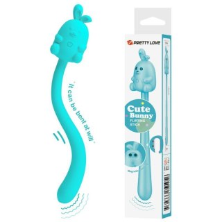 CUTE BUNNY, Flirting Stick, 7 vibration functions, Magnetic USB charging Boss of toys