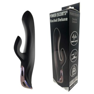 Power Escorts - BR191 - Rachel Deluxe design Multi-Speed Vibrator - Black Boss of toys