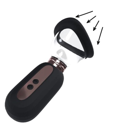 Dazzling - Rechargeable Vulva and Breast Pump - Black Boss of toys