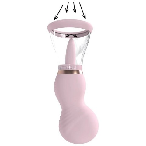 Sensual - Rechargeable Vulva and Breast Pump - Pink Boss of toys