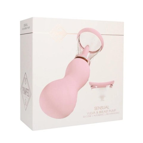Sensual - Rechargeable Vulva and Breast Pump - Pink Boss of toys