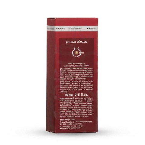 Miyoshi Miyagi INSTINCT feromon parfumes 15ml FEMME Boss of toys