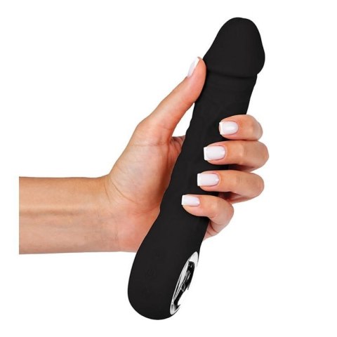 Black vibrator - 10 different modes of vibration and heating function Boss of toys