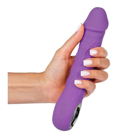 Purple vibrator - 10 different modes of vibration and heating function Boss of toys